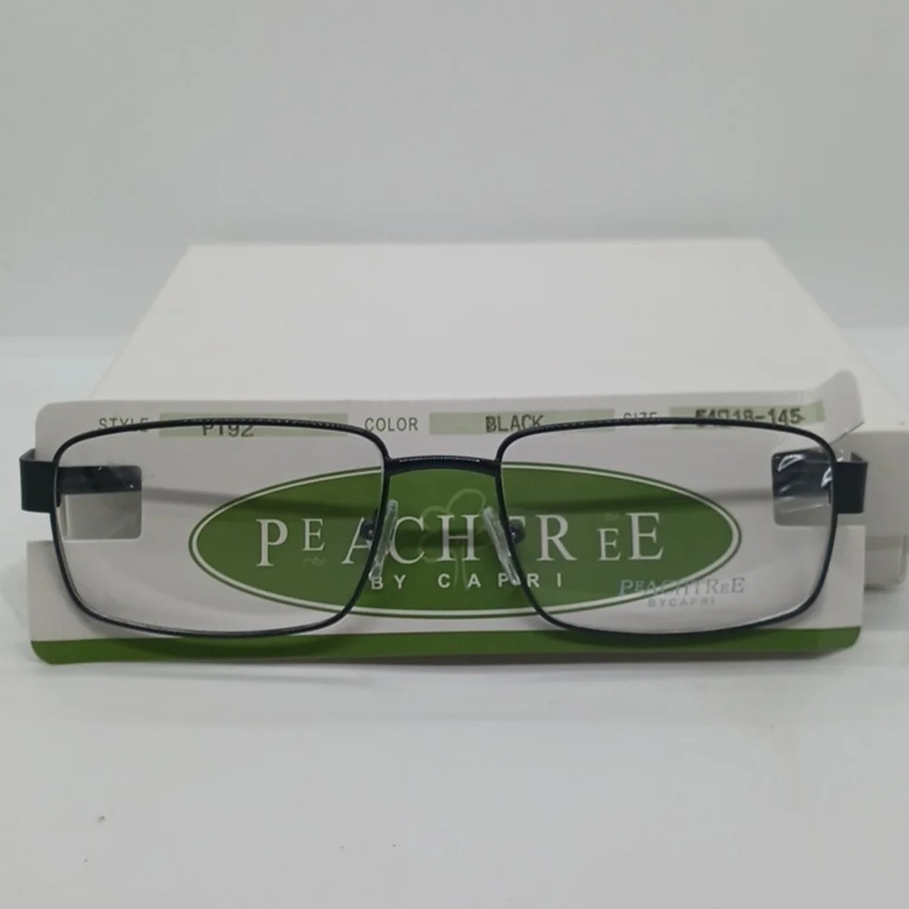 NWT MEN'S PEACHTREE EYEGLASS FRAMES PT92 BLACK